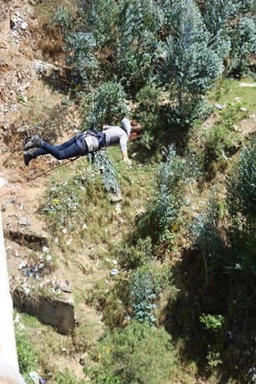 Bungee jumping em Huaraz
