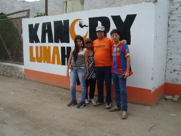 Navegando pelos céus de Lunahuaná.