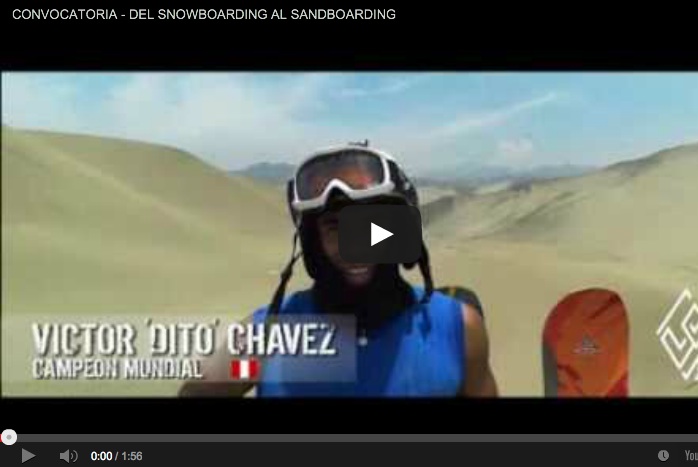 CHAMADA PARA O SANDBOARD