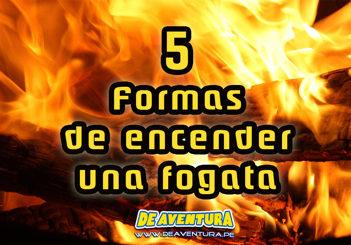 5 maneiras de acender uma fogueira