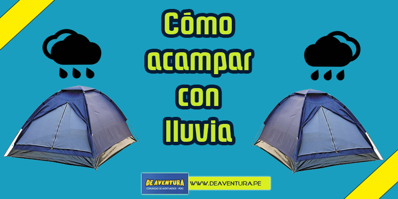 Como acampar na chuva