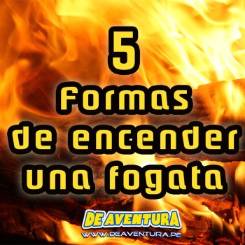 5 maneiras de acender uma fogueira