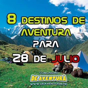 8 Destinos de Aventura para 28 de Julho