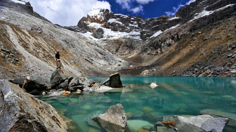 Foto 2 de Lagoa Churup en Cordillera Blanca, Parque Nacional Huascarán, Ancash - De Aventura