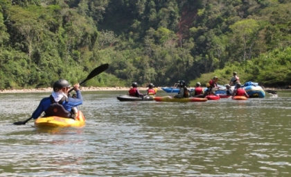 Rafting no Rio Madre de Dios