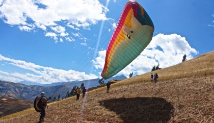 Parapente no Callejón de Huaylas