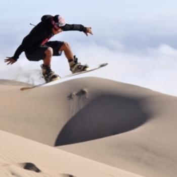 Sandboard na Duna Toro Mata.