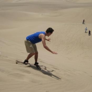 Sandboard na Duna da Praia de Salaverry